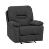 Beliani Fauteuil BERGEN - Grijs Polyester 1 Beliani Fauteuil BERGEN - Grijs Polyester -LeenBakker Winkel 1000027806