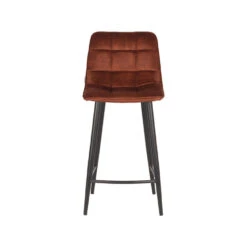 LABEL51 Barkruk Jelt - Rust - Velours -LeenBakker Winkel 1000028255 0101