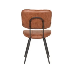 LABEL51 Eetkamerstoel Fos - Cognac - Leder -LeenBakker Winkel 1000028306 0102