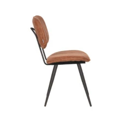 LABEL51 Eetkamerstoel Fos - Cognac - Leder -LeenBakker Winkel 1000028306 0103