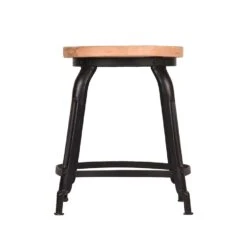 LABEL51 Kruk Delhi - Zwart - Mangohout 5 LABEL51 Kruk Delhi - Zwart - Mangohout -LeenBakker Winkel 1000028450 0101