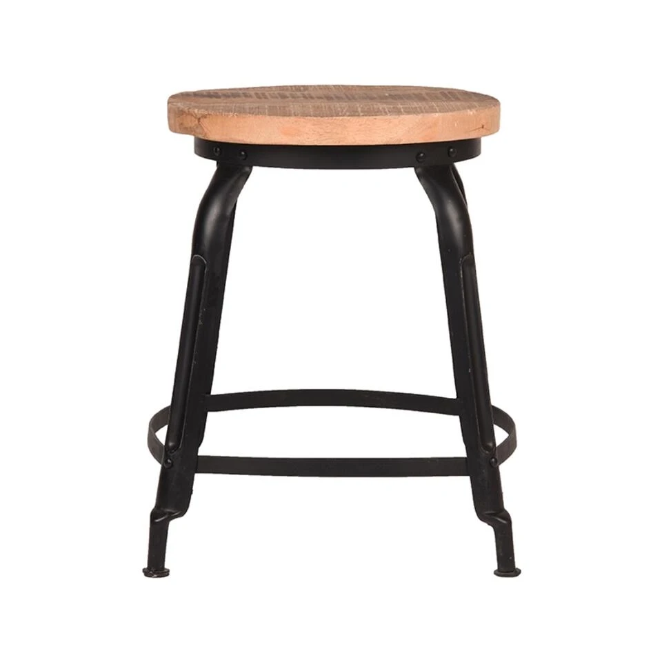 LABEL51 Kruk Delhi - Zwart - Mangohout 3 LABEL51 Kruk Delhi - Zwart - Mangohout