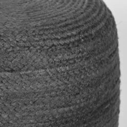 LABEL51 Poef Jute - Antraciet - Jute - 50 Cm -LeenBakker Winkel 1000028467 0101