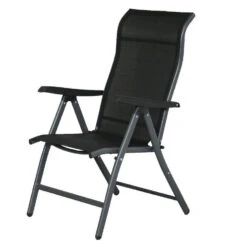 SenS-Line Sardinië Verstelbare Tuinstoel - Zwart