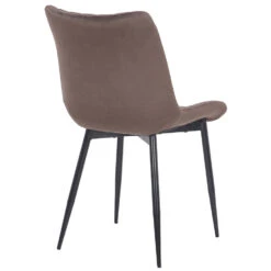 CLP Eetkamerstoel Rahden Fluweel - Bruin -LeenBakker Winkel 1000041561 0103