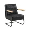 Industriële Fauteuil Lars Zwart - Kunstleder - Zwart 1 Industriële Fauteuil Lars Zwart - Kunstleder - Zwart -LeenBakker Winkel 1000041922
