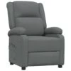 VidaXL Fauteuil Elektrisch Verstelbaar Stof Donkergrijs 71x90.5x96 Cm -LeenBakker Winkel 1000041924