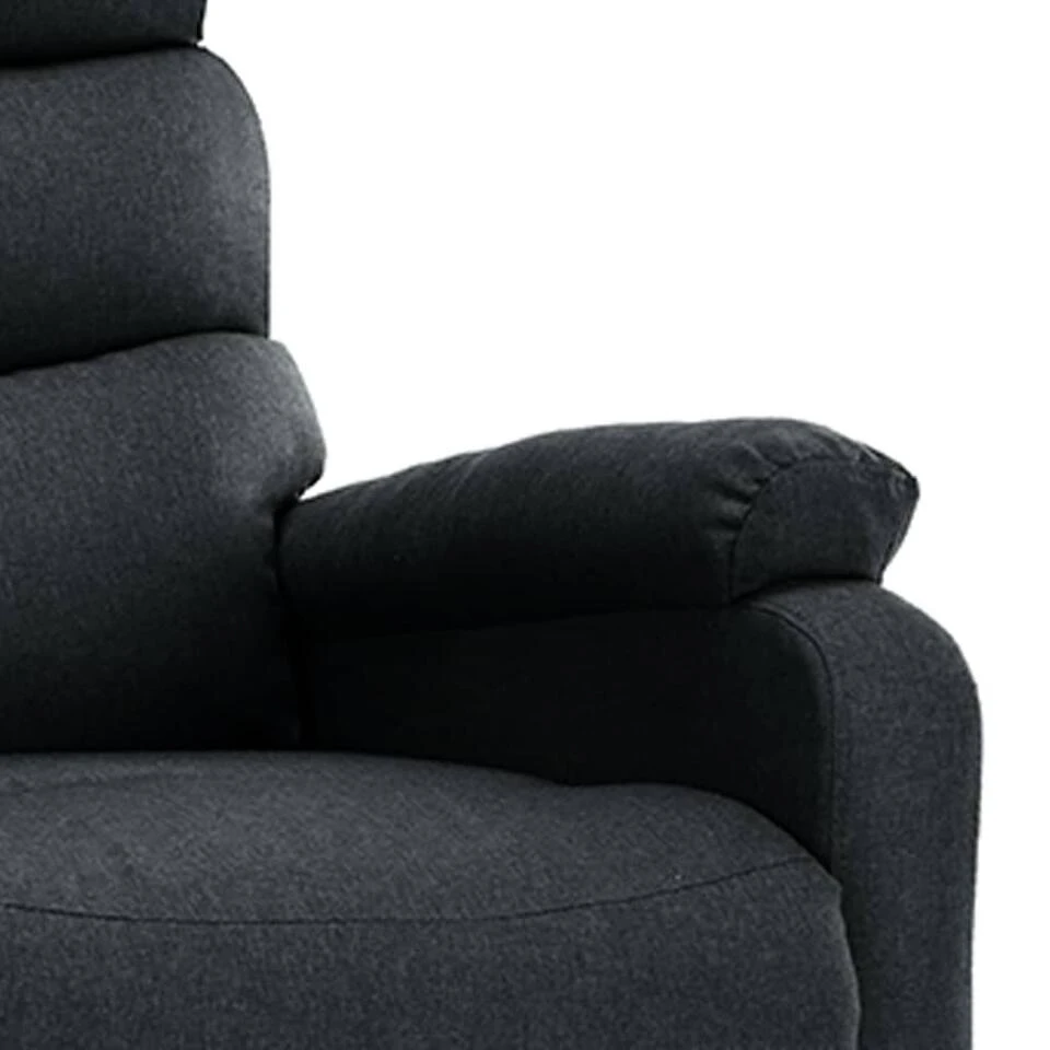 VidaXL Fauteuil Elektrisch Verstelbaar Stof Donkergrijs 5 VidaXL Fauteuil Elektrisch Verstelbaar Stof Donkergrijs - Afbeelding 3