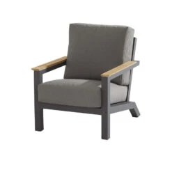 4 Seasons Outdoor Capitol Lounge Tuinstoel - Donker Grijs -LeenBakker Winkel 1000042157 0104