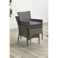 Garden Impressions Jerba Tuinstoel Grijs - 2 Stuks -LeenBakker Winkel 1000042194 0102