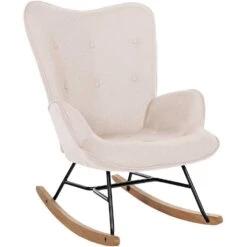 CLP Schommelstoel Sanka Stof - Creme