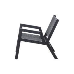WOOOD Pem Fauteuil Outdoor - Aluminium - Zwart - Set Van 2 -LeenBakker Winkel 1000047924 0102