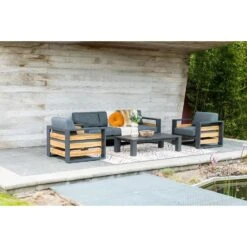 Garden Impressions Solo Lounge Fauteuil - Carbon Black/Mystic Grey 9 Garden Impressions Solo Lounge Fauteuil - Carbon Black/Mystic Grey -LeenBakker Winkel 1000048695 0103