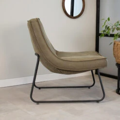 Industriële Fauteuil Groen Lowen Eco Leer - Leder - Groen 8 Industriële Fauteuil Groen Lowen Eco Leer - Leder - Groen -LeenBakker Winkel 1000049293 0102