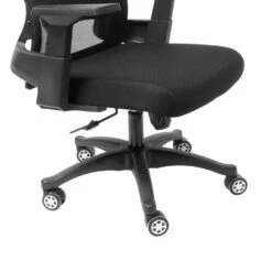 Ocazi Antwerp Bureaustoel – Hoogte Verstelbaar – Ergonomisch – Zwart -LeenBakker Winkel 1000050220 0103