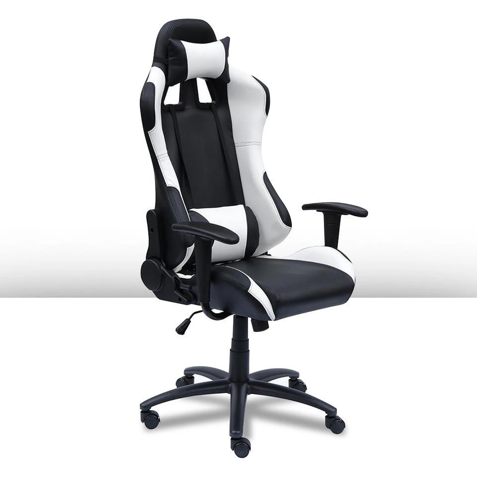 Ocazi New York Gaming Stoel - Bureaustoel - Zwart/Wit 3 Ocazi New York Gaming Stoel - Bureaustoel - Zwart/Wit