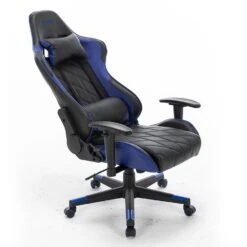 Ocazi Nevada Gaming Stoel - Bureaustoel - Zwart/Blauw -LeenBakker Winkel 1000050274 0103