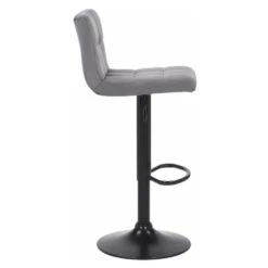 Ocazi Barkruk Helsinki – Grijs – Fluweel -LeenBakker Winkel 1000054526 0102