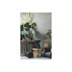 WOOOD Borre Kruk - Hout - Zwart - 40x28x28 7 WOOOD Borre Kruk - Hout - Zwart - 40x28x28 -LeenBakker Winkel 1000057577 0102