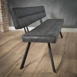 Hoyz - Eetkamerbank 180 Cm - Kunstleer - 4 Personen 9 Hoyz - Eetkamerbank 180 Cm - Kunstleer - 4 Personen -LeenBakker Winkel 1000058887 0103