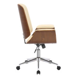 Clp Bureaustoel Mick Kunstleder Crème -LeenBakker Winkel 1000059675 0102