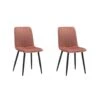 Furnihaus Eetkamerstoelen Set Van 2 Fox - Roze -LeenBakker Winkel 1000060931