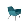Giga Meubel Fauteuil Velvet Blauw - Zithoogte 42cm - Stoel Bon -LeenBakker Winkel 1000068562