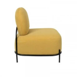 Giga Meubel Fauteuil Stof Geel - 71x66x77cm - Stoel Polly 8 Giga Meubel Fauteuil Stof Geel - 71x66x77cm - Stoel Polly -LeenBakker Winkel 1000068563 0102