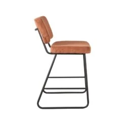 LABEL51 - Barkruk Noah - Rust - Ribcord - 48x61x94 Cm -LeenBakker Winkel 1000068974 0102