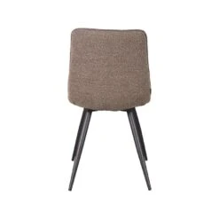 LABEL51 Eetkamerstoel Jelt 45x56x85 Cm - Bruin - Stof -LeenBakker Winkel 1000069209 0103