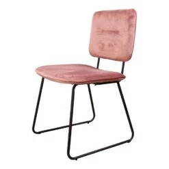 DS4U® Whap 2.0 Eetkamerstoel - Stof - Roze