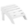 Beliani Voetenbankje ADIRONDACK - Wit Kunsthout -LeenBakker Winkel 1000069780