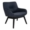 Giga Meubel Loungestoel Stof Donkergrijs/Zwart - Zithoogte 40cm 2 Giga Meubel Loungestoel Stof Donkergrijs/Zwart - Zithoogte 40cm -LeenBakker Winkel 1000069892