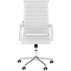 CLP Bureaustoel Mollis Kunstleer Wit -LeenBakker Winkel 1000071212 0101