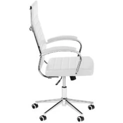 CLP Bureaustoel Mollis Kunstleer Wit -LeenBakker Winkel 1000071212 0102