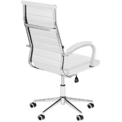 CLP Bureaustoel Mollis Kunstleer Wit -LeenBakker Winkel 1000071212 0103