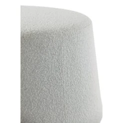 Poef Lauryn - Wit Bouclé - Ø59cm -LeenBakker Winkel 1000072862 0110