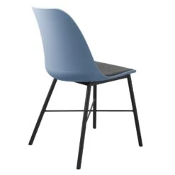 Giga Meubel Eetkamerstoel Licht Blauw - Stof - Stoel Whistler -LeenBakker Winkel 1000074352 0102