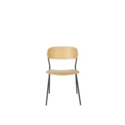 Giga Meubel Eetkamerstoel Hout - Metaal & Hout - Stoel Jolien -LeenBakker Winkel 1000074363 0102