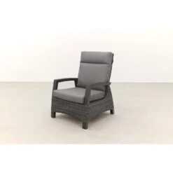 VDG Darwin Wicker Verstelbare Loungestoel - Antraciet -LeenBakker Winkel 1000074420 0102