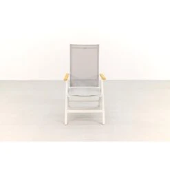 Hartman Napoli Verstelbare Tuinstoel - Teak Armleuning - Wit 8 Hartman Napoli Verstelbare Tuinstoel - Teak Armleuning - Wit -LeenBakker Winkel 1000074462 0102