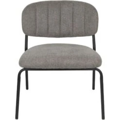 Puur Viken Fauteuil Grijs/zwart - Stof - Grijs -LeenBakker Winkel 1000074926 0102