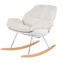 Puur Morö Fauteuil Teddy - Stof - Wit -LeenBakker Winkel 1000074929 0101