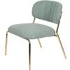 Puur Viken Fauteuil Lichtgroen/goud - Stof - Groen 1 Puur Viken Fauteuil Lichtgroen/goud - Stof - Groen -LeenBakker Winkel 1000074941