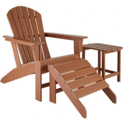 Tectake -tuinstoel Adirondack -Janis - Bruin 8 Tectake -tuinstoel Adirondack -Janis - Bruin -LeenBakker Winkel 1000078043 0102