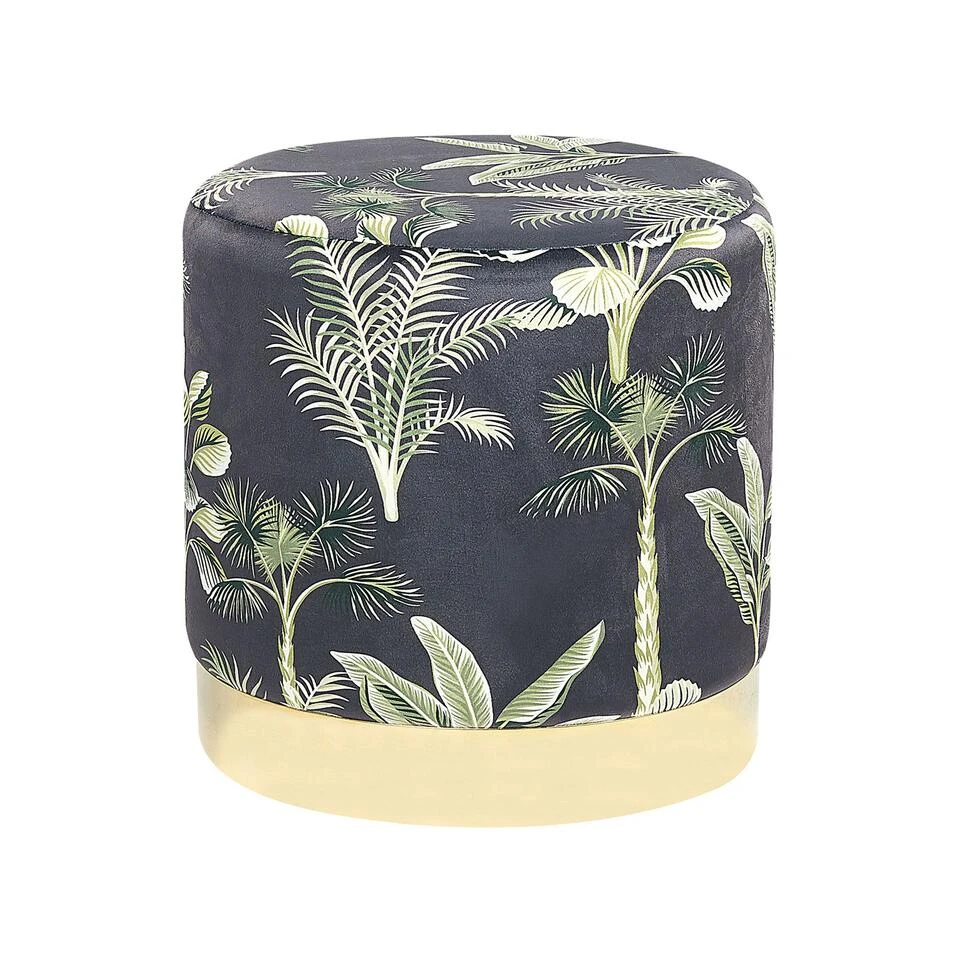 Beliani Poef WRILEY - Groen Fluweel 3 Beliani Poef WRILEY - Groen Fluweel