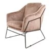 DS4U® Antonio Fauteuil Velvet - Stof - Beige 1 DS4U® Antonio Fauteuil Velvet - Stof - Beige -LeenBakker Winkel 1000082943