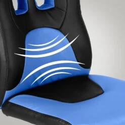 Clp Bureaustoel Fun Kunstleder Blauw 9 Clp Bureaustoel Fun Kunstleder Blauw -LeenBakker Winkel 1000084053 0103