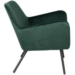Puur Berg Fauteuil Velvet - Stof - Groen 9 Puur Berg Fauteuil Velvet - Stof - Groen -LeenBakker Winkel 1000085105 0103