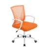 Clp Bureaustoel Tracy Frame Wit Oranje 2 Clp Bureaustoel Tracy Frame Wit Oranje -LeenBakker Winkel 1000085212